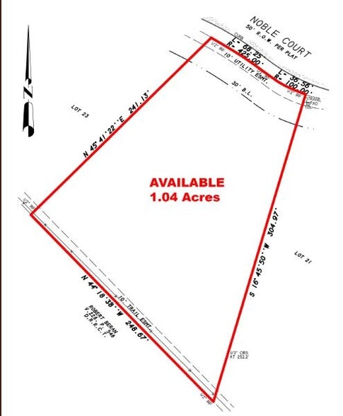 45 Noble Ct, Heath, TX à vendre - Plan cadastral – Image 2 sur 2