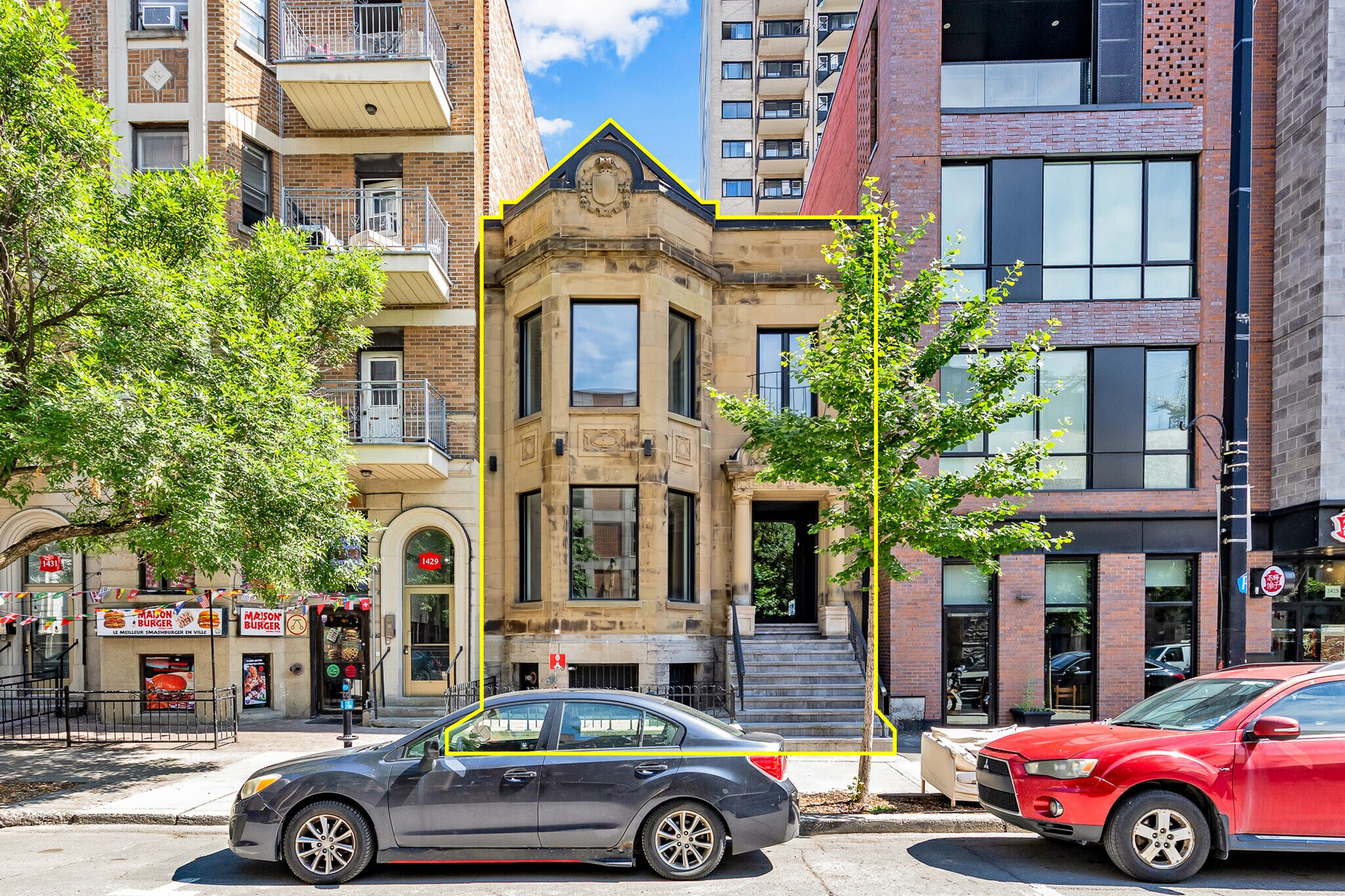 1425 Rue Bishop, Montréal, QC à louer Photo de l’immeuble– Image 1 sur 7