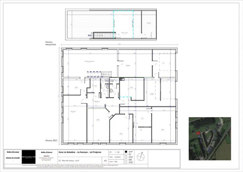 Bureau dans La Frénaye à louer - Plan d’étage – Image 2 sur 2