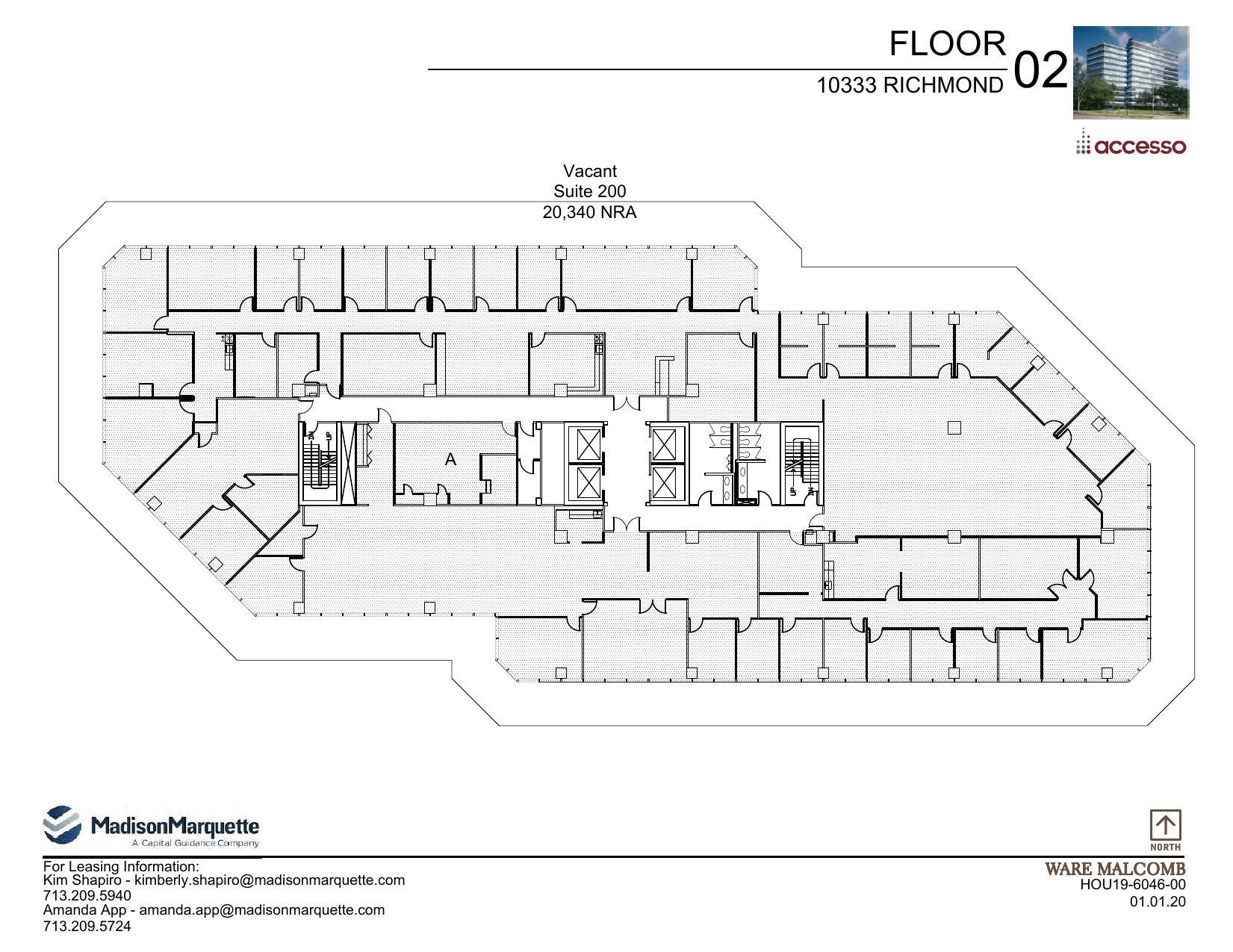 10333 Richmond Ave, Houston, TX à louer Plan d’étage– Image 1 sur 1
