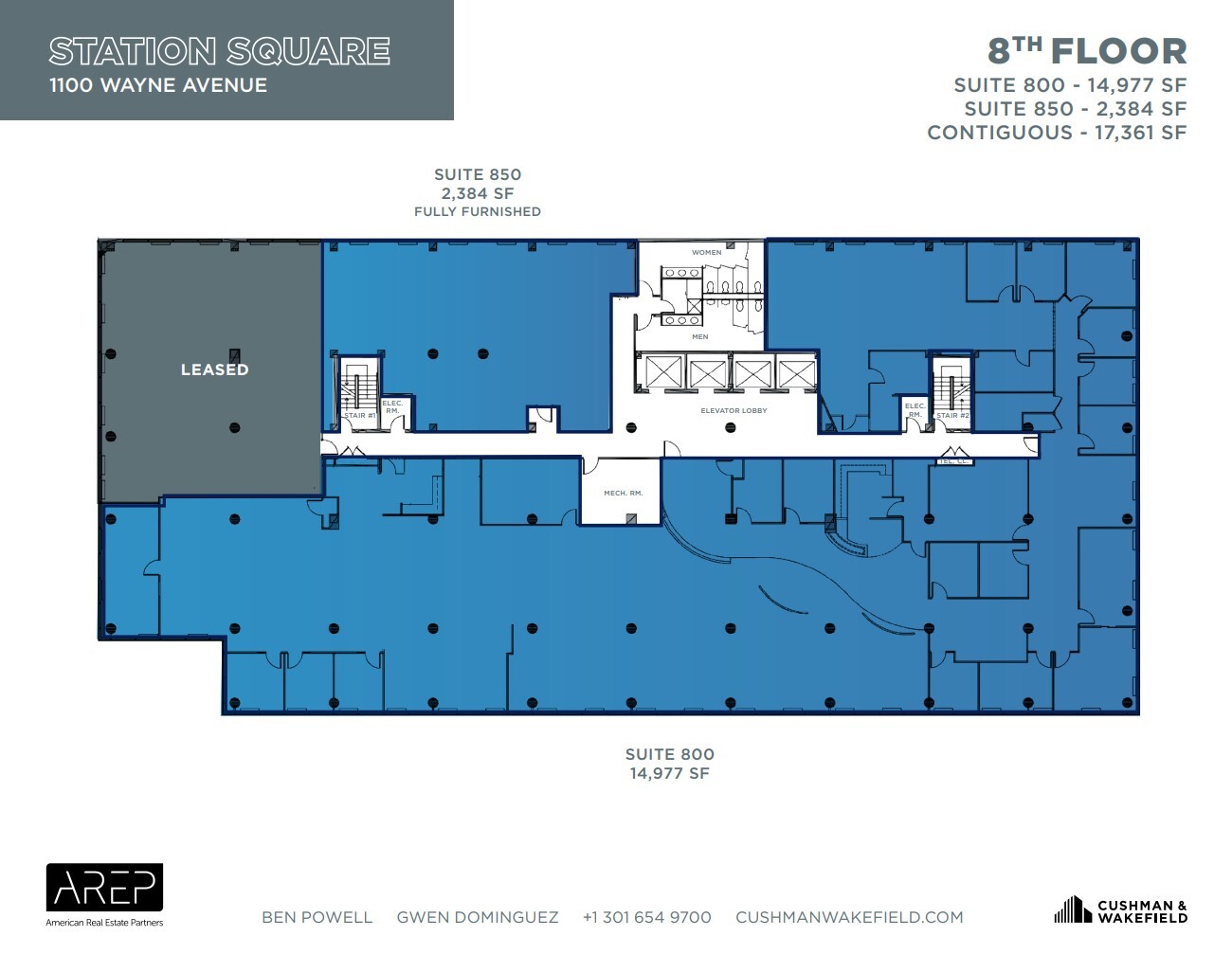 1100 Wayne Ave, Silver Spring, MD à louer Plan d’étage– Image 1 sur 1