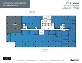 1100 Wayne Ave, Silver Spring, MD à louer Plan d’étage– Image 1 sur 1