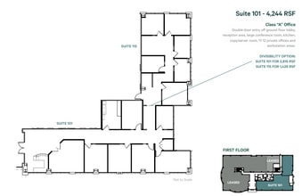 5800 Armada Dr, Carlsbad, CA à louer Plan d’étage– Image 1 sur 1