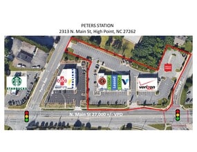 2313 N Main St, High Point, NC à louer Plan de site– Image 1 sur 1