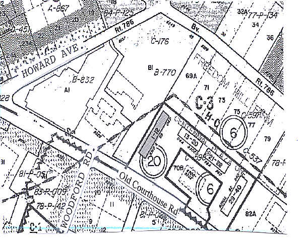 8306-8310 Old Courthouse Rd, Vienna, VA à louer - Plan cadastral – Image 2 sur 7