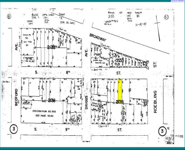 188 S 8th St, Brooklyn, NY à vendre - Plan cadastral – Image 2 sur 2
