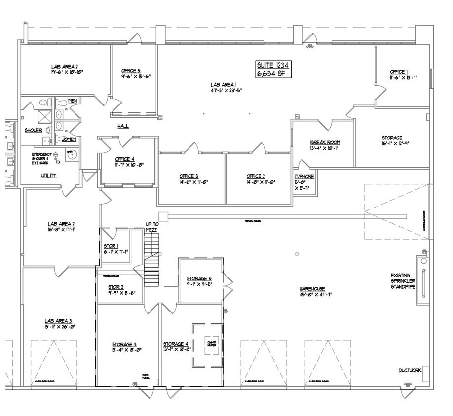 1232-1254 Hanley Industrial Ct, Brentwood, MO à louer Plan d’étage– Image 1 sur 1