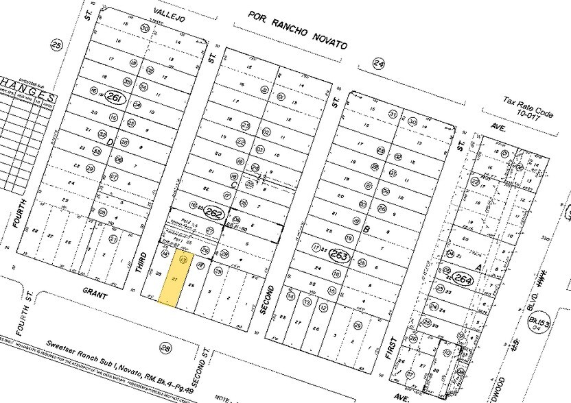 1214 Grant Ave, Novato, CA à vendre - Plan cadastral – Image 2 sur 4