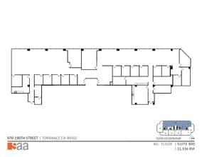 970 W 190th St, Torrance, CA à louer Plan d’étage– Image 1 sur 1