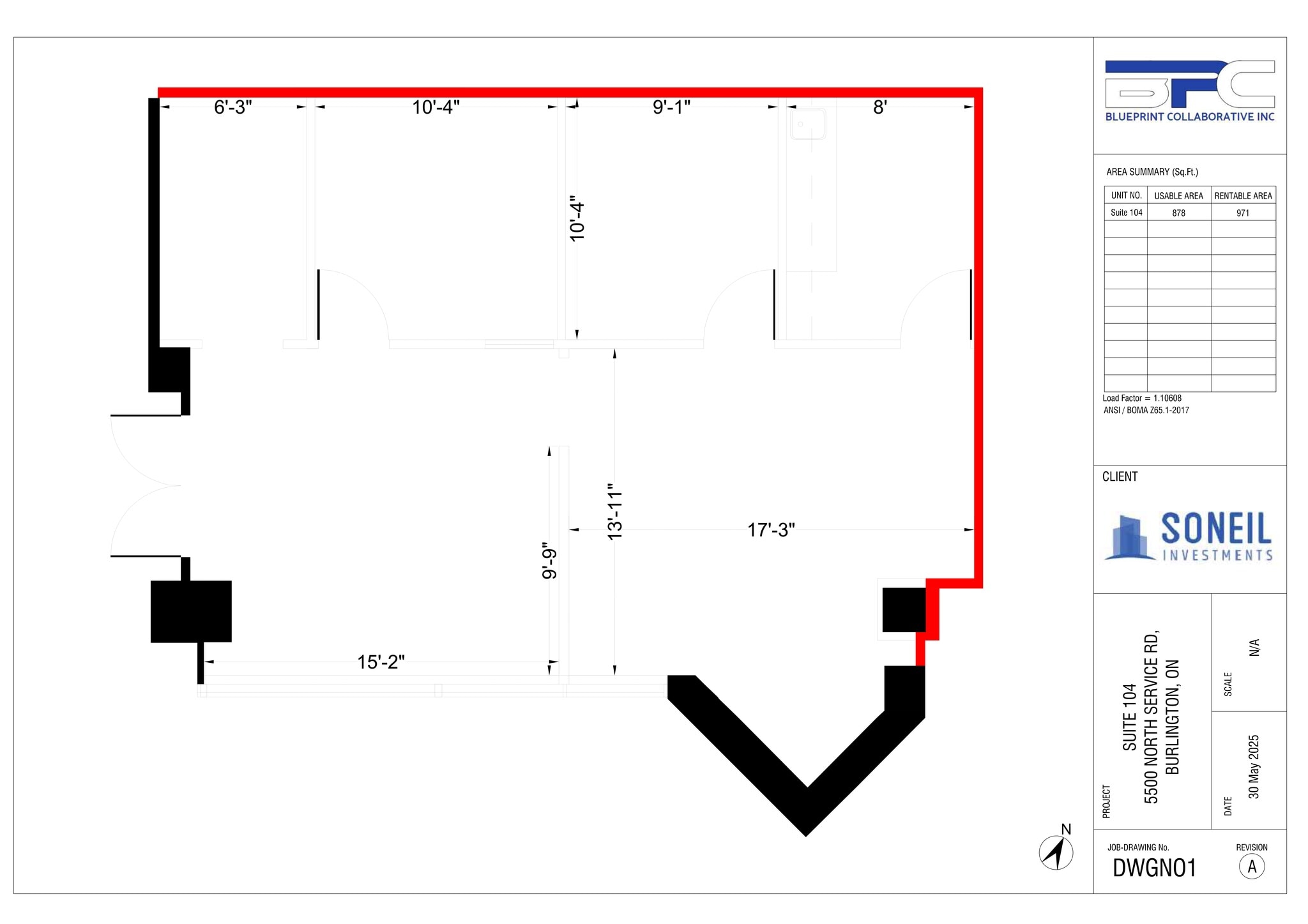 5500 N Service Rd, Burlington, ON à louer Plan de site– Image 1 sur 12