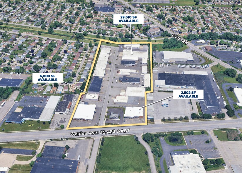 2640 Walden Ave, Buffalo, NY à louer - Aérien – Image 2 sur 14