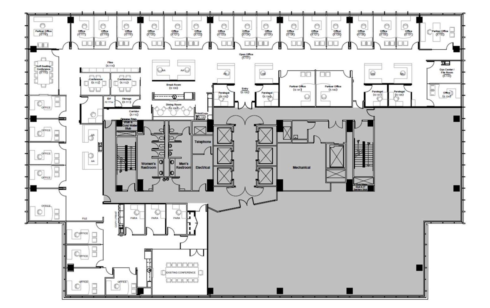 201 17th St NW, Atlanta, GA à louer Plan d’étage– Image 1 sur 18