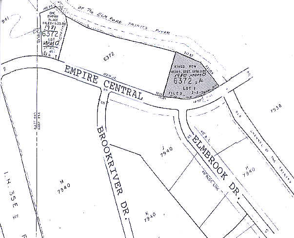 1451 Empire Central Dr, Dallas, TX à louer - Plan cadastral – Image 2 sur 9