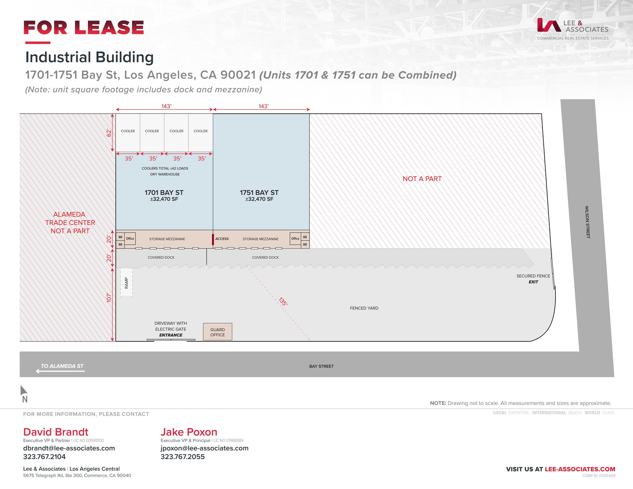 1701-1761 Bay St, Los Angeles, CA à louer Plan de site– Image 1 sur 1