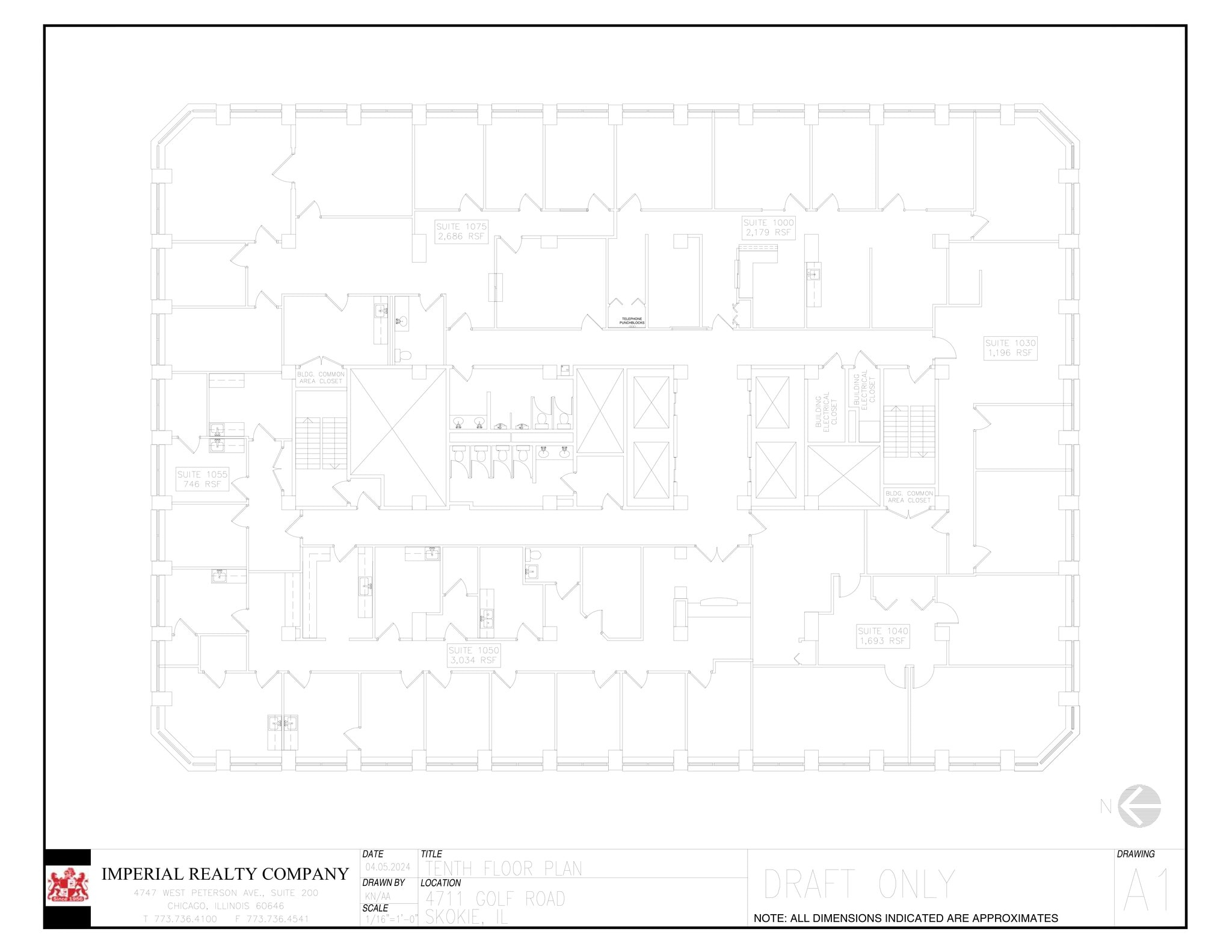 4709-4711 Golf Rd, Skokie, IL à louer Plan de site– Image 1 sur 7