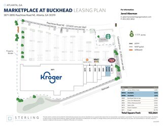 Plus de détails pour 3851-3895 Peachtree Rd NE, Atlanta, GA - Local commercial à louer