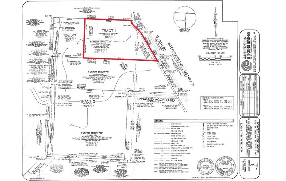 28th St, Rogers, AR à vendre - Plan de site – Image 2 sur 3