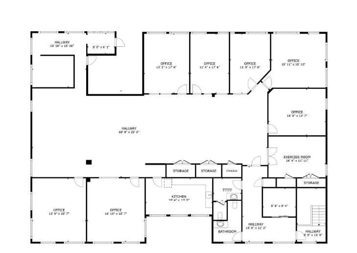 641 Danbury Rd, Ridgefield, CT à louer Plan d’étage– Image 1 sur 1