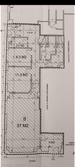 Local commercial dans Cáceres, Cáceres à louer - Plan d’étage – Image 1 sur 2