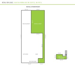 4540 California Ave SW, Seattle, WA à louer Plan d’étage– Image 1 sur 1