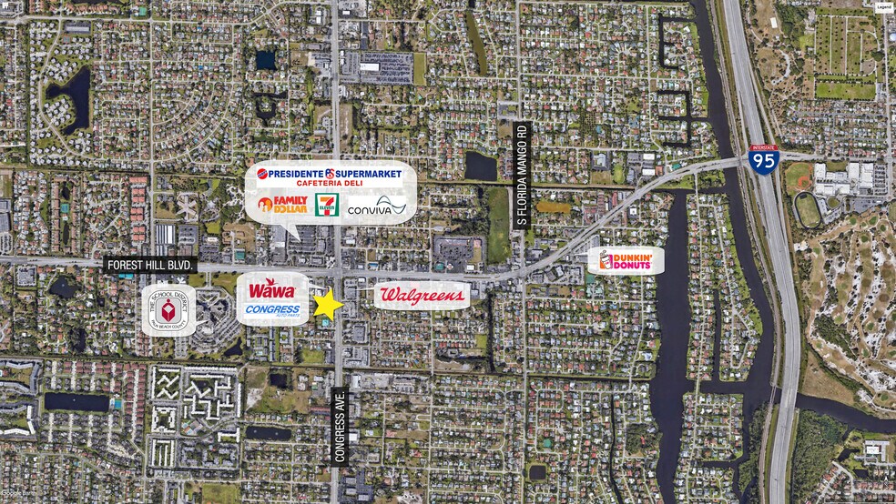 S Congress Ave, Palm Springs, FL à vendre - Aérien – Image 2 sur 2