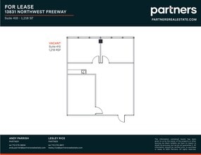 13831 Northwest Fwy, Houston, TX à louer Plan de site– Image 1 sur 1