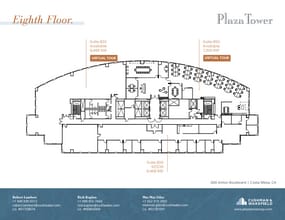650 Town Center Dr, Costa Mesa, CA à louer Plan d’étage– Image 1 sur 1
