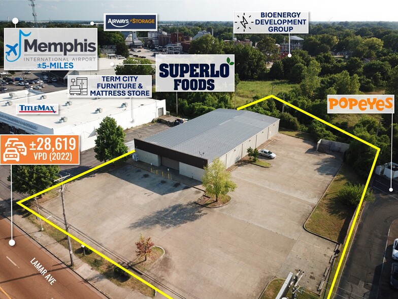 2245 Lamar Ave, Memphis, TN à vendre - Photo de l’immeuble – Image 2 sur 10
