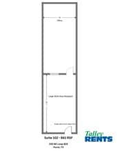 235 NE Loop 820, Hurst, TX à louer Plan d’étage– Image 1 sur 8