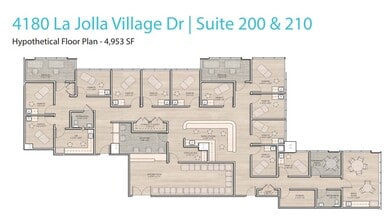 4180 La Jolla Village Dr, La Jolla, CA à louer Plan d’étage– Image 2 sur 2