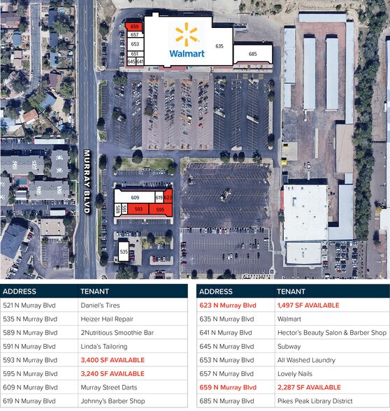 535-685 N Murray Blvd, Colorado Springs, CO à louer - Photo de l’immeuble – Image 2 sur 4