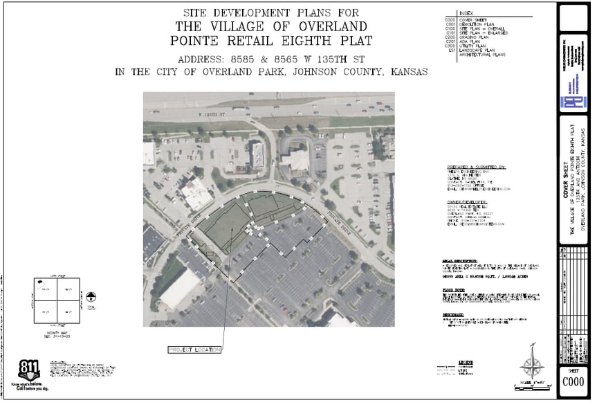 8565 135th st, Overland Park, KS à louer - Plan cadastral – Image 1 sur 2