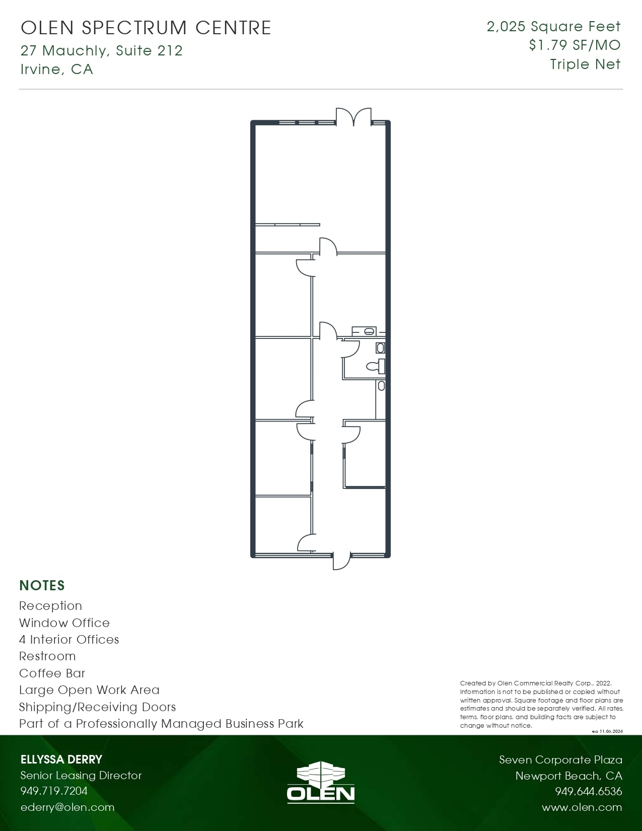 27 Mauchly, Irvine, CA à louer Plan d’étage– Image 1 sur 1