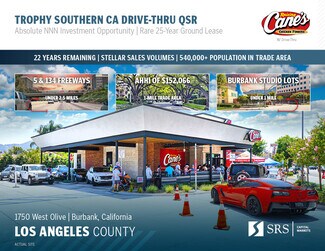 Plus de détails pour 1750 W Olive Ave, Burbank, CA - Local commercial à vendre