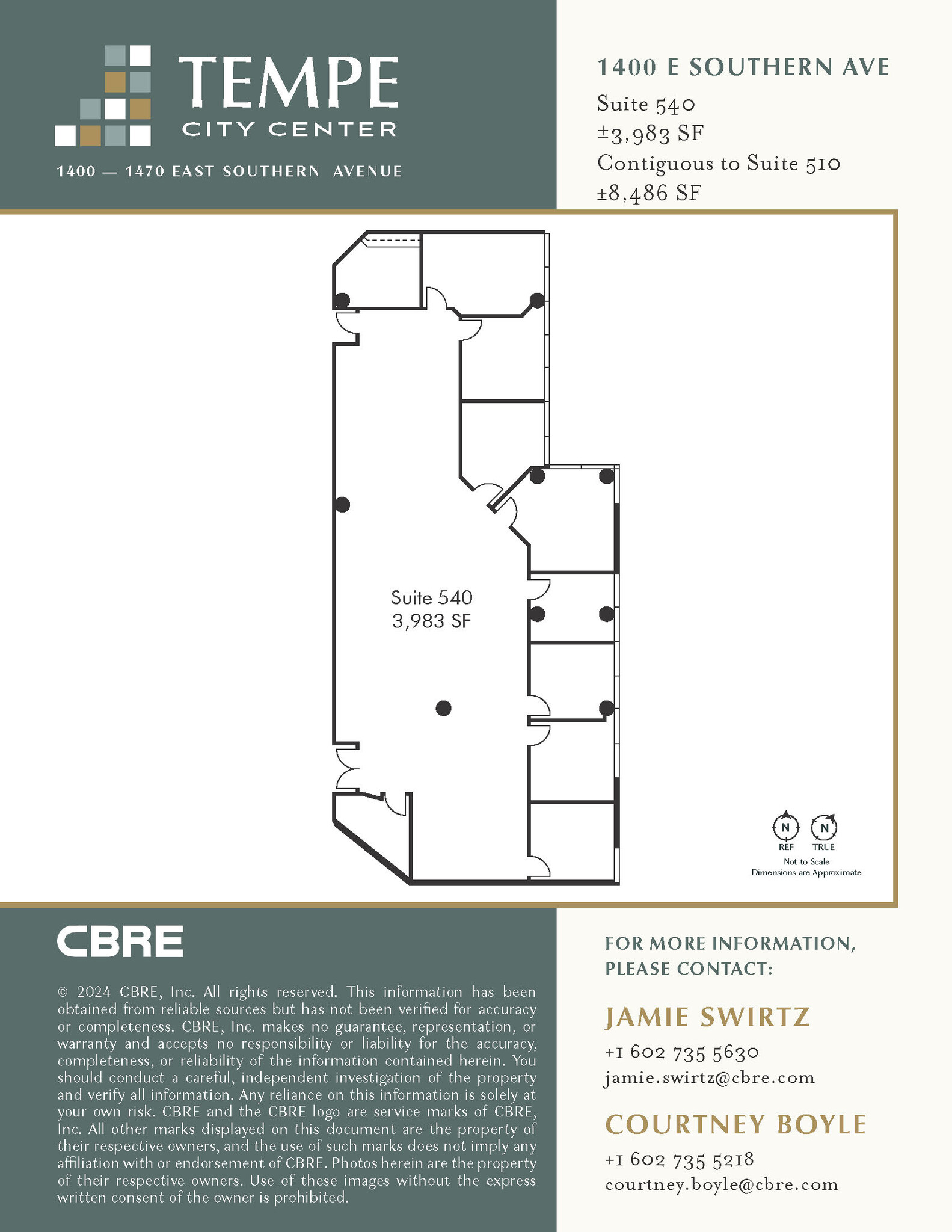 1400 E Southern Ave, Tempe, AZ à louer Plan d’étage– Image 1 sur 2