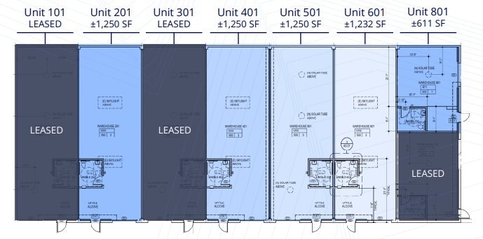 7050 Deering Ave, Canoga Park, CA à louer Plan d’étage– Image 1 sur 1