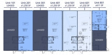 7050 Deering Ave, Canoga Park, CA à louer Plan d’étage– Image 1 sur 1