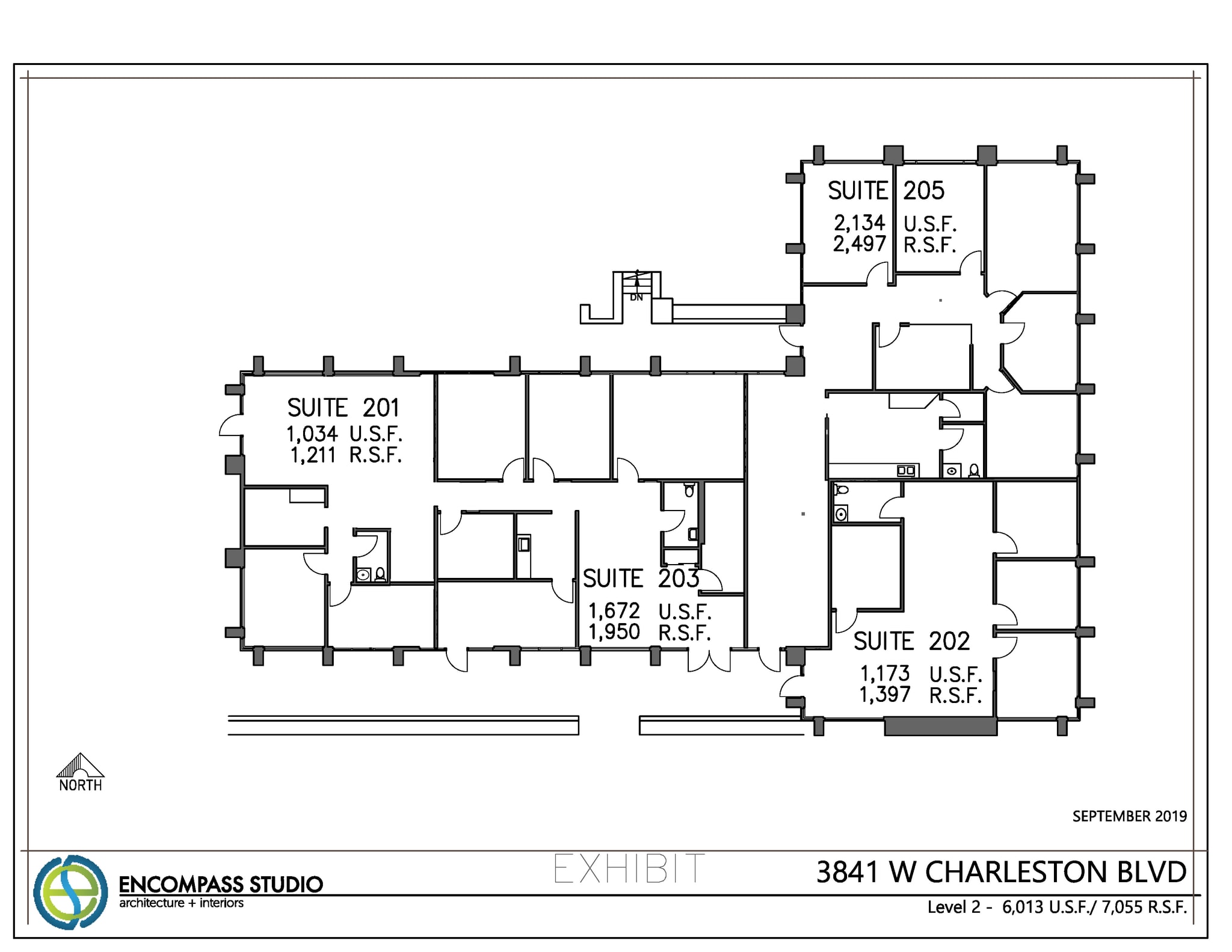 3821 W Charleston Blvd, Las Vegas, NV à louer Plan d’étage– Image 1 sur 5