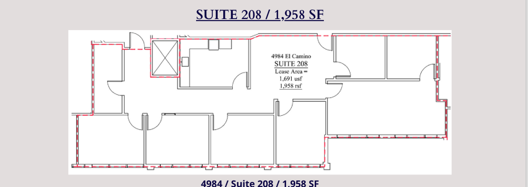 4984 El Camino Real, Los Altos, CA à louer Plan d’étage– Image 1 sur 1