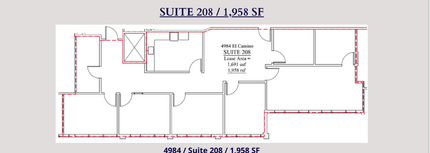 4984 El Camino Real, Los Altos, CA à louer Plan d’étage– Image 1 sur 1