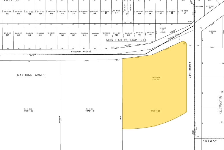 2902 S 44th St, Phoenix, AZ à louer - Plan cadastral – Image 2 sur 8