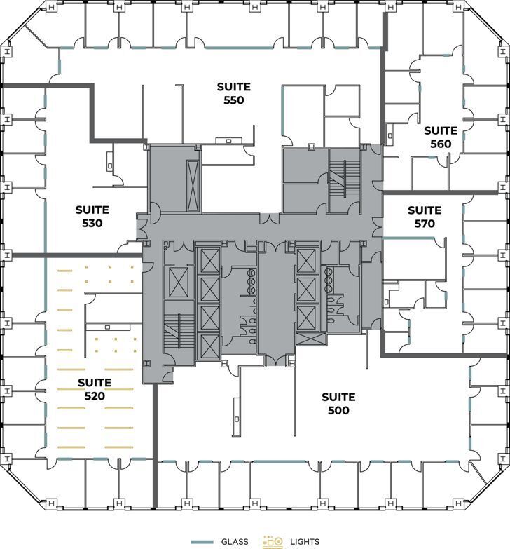 100 Spectrum Center Dr, Irvine, CA à louer Plan d’étage– Image 1 sur 1