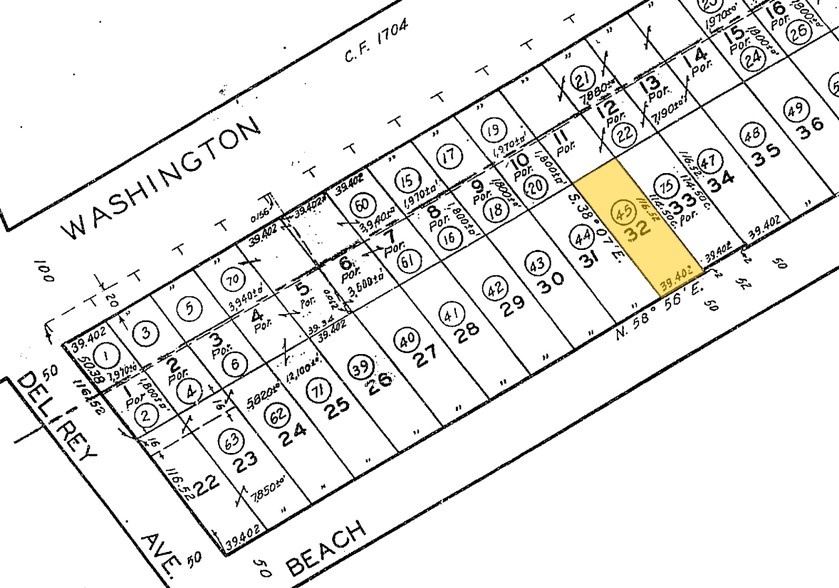 13445 Beach Ave, Marina Del Rey, CA à louer - Plan cadastral – Image 2 sur 5