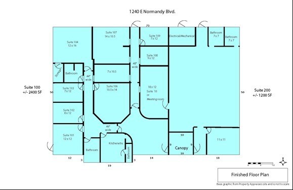 1240 E Normandy Blvd, Deltona, FL à louer - Plan de site – Image 2 sur 21