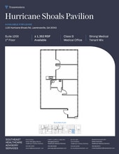 1130 Hurricane Shoals Rd, Lawrenceville, GA à louer Plan d’étage– Image 1 sur 1