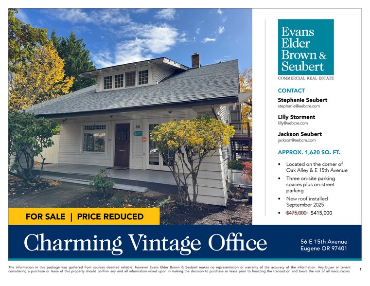 56 E 15th Ave, Eugene, OR à vendre - Photo de l’immeuble – Image 2 sur 7