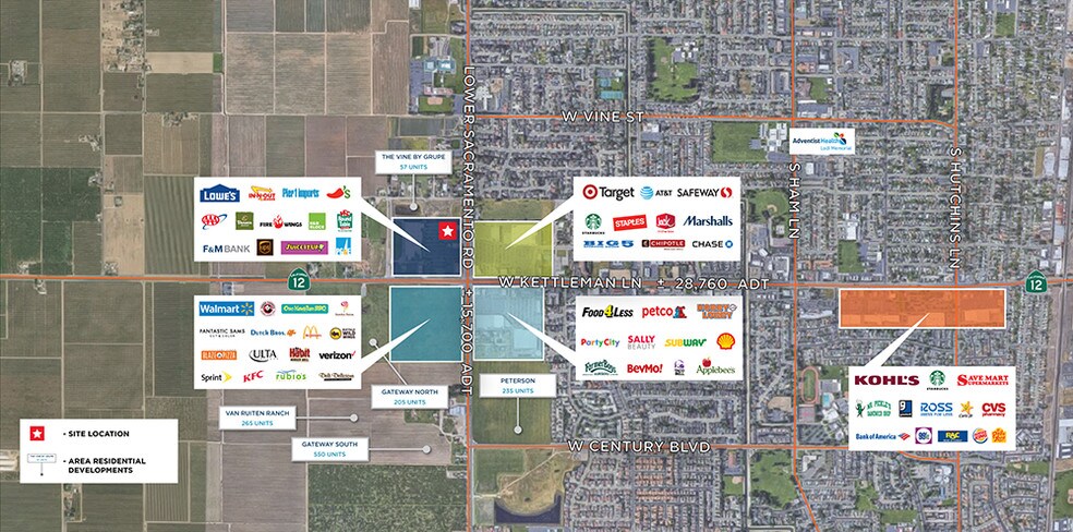 1361-1389 S Lower Sacramento Rd, Lodi, CA à louer - Photo de l’immeuble – Image 3 sur 7