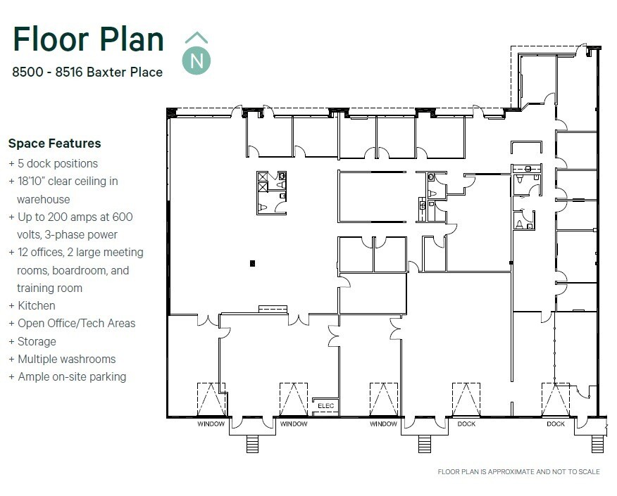 8500-8544 Baxter Pl, Burnaby, BC à louer Plan d’étage– Image 1 sur 1