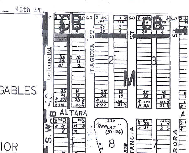 4019 S Le Jeune Rd, Coral Gables, FL à vendre - Plan cadastral – Image 2 sur 38