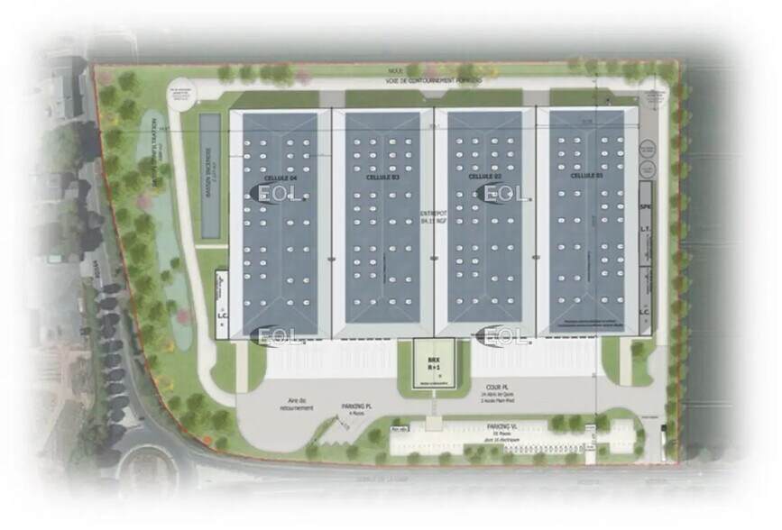 Industriel/Logistique dans Hypercourt à vendre - Plan d’étage – Image 2 sur 2